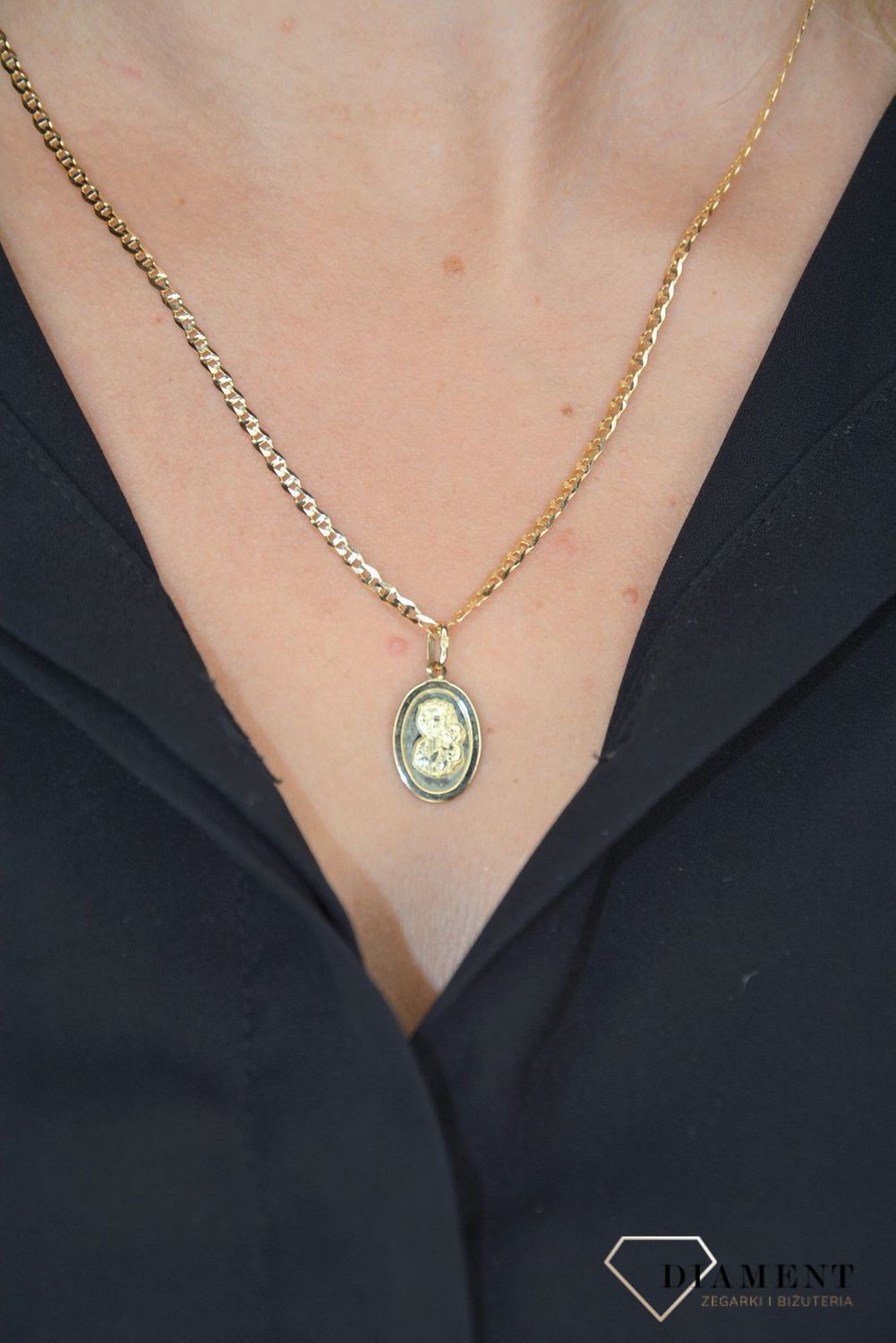 Złoty łańcuszek 585 marina 2,5 mm BKŁ000000-438 2,5mm.jpg